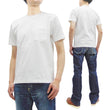 Load image into Gallery viewer, Whitesville Men's Plain Pocket T-Shirt - Short Sleeve Crewneck Loopwheel Tee (One-Wash) WV78932 by Toyo Enterprises 105 Off-White