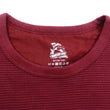 Load image into Gallery viewer, Momotaro Jeans Waffle Shirt Men's Long Sleeve Waffle-Knit Thermal T-Shirt with Stripe MZTS0079 Burgundy