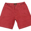 Load image into Gallery viewer, Pherrow's Linen Shorts Men's Relaxed Fit Zip Fly Above the Knee-Length 21S-PMMS1 Red