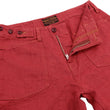 Load image into Gallery viewer, Pherrow's Linen Shorts Men's Relaxed Fit Zip Fly Above the Knee-Length 21S-PMMS1 Red