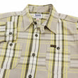 Load image into Gallery viewer, Pherrow's Plaid Flannel Shirt Mens Long Sleeve Checked Button Up Shirt 21W-720WS Beige/Yellow