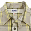 Load image into Gallery viewer, Pherrow's Plaid Flannel Shirt Mens Long Sleeve Checked Button Up Shirt 21W-720WS Beige/Yellow