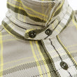 Load image into Gallery viewer, Pherrow's Plaid Flannel Shirt Mens Long Sleeve Checked Button Up Shirt 21W-720WS Beige/Yellow