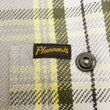 Load image into Gallery viewer, Pherrow's Plaid Flannel Shirt Mens Long Sleeve Checked Button Up Shirt 21W-720WS Beige/Yellow