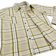 Load image into Gallery viewer, Pherrow's Plaid Flannel Shirt Mens Long Sleeve Checked Button Up Shirt 21W-720WS Beige/Yellow