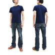 Load image into Gallery viewer, Pherrows 2-Pack T-shirts Men's Pack of two T-shirts Plain Solid Color Lightweight Short Sleeve Loopwheel Tee Pherrow's 2PACK-TEE Navy-Blue