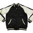 Load image into Gallery viewer, Japanesque Men's Japanese Souvenir Jacket Japan Art Fujin and Raijin Embroidered Sukajan 3RSJ-003 Black/Off