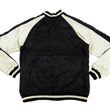 Load image into Gallery viewer, Japanesque Men's Japanese Souvenir Jacket Japan Art Fujin and Raijin Embroidered Sukajan 3RSJ-003 Black/Off