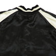 Load image into Gallery viewer, Japanesque Men's Japanese Souvenir Jacket Japan Art Fujin and Raijin Embroidered Sukajan 3RSJ-003 Black/Off