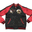 Load image into Gallery viewer, Japanesque Japanese Souvenir Jacket 3RSJ-003 Fujin Raijin Men's Sukajan Black/Red