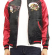 Load image into Gallery viewer, Japanesque Japanese Souvenir Jacket 3RSJ-003 Fujin Raijin Men's Sukajan Black/Red