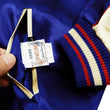 Load image into Gallery viewer, Japanesque Men's Japanese Souvenir Jacket Goldfish Embroidered Sukajan 3RSJ-015 Blue/Beige