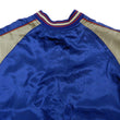 Load image into Gallery viewer, Japanesque Men's Japanese Souvenir Jacket Goldfish Embroidered Sukajan 3RSJ-015 Blue/Beige