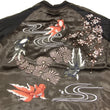 Load image into Gallery viewer, Japanesque Japanese Souvenir Jacket 3RSJ-015 goldfish Men's Sukajan Charcoal-Gray/Black