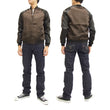 Load image into Gallery viewer, Japanesque Japanese Souvenir Jacket 3RSJ-015 goldfish Men's Sukajan Charcoal-Gray/Black