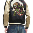 Load image into Gallery viewer, Japanesque Sukajan Men's Japanese Souvenir Jacket Fujin Embroidery 3RSJ-020 Black