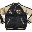 Load image into Gallery viewer, Japanesque Sukajan Men's Japanese Souvenir Jacket Fujin Embroidery 3RSJ-020 Black
