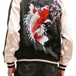 Load image into Gallery viewer, Japanesque Men's Japanese Souvenir Jacket koi fish Embroidered Sukajan 3RSJ-022 Black/Pink