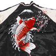 Load image into Gallery viewer, Japanesque Men's Japanese Souvenir Jacket koi fish Embroidered Sukajan 3RSJ-022 Black/Pink