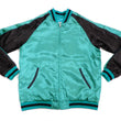 Load image into Gallery viewer, Japanesque Men's Japanese Souvenir Jacket koi fish Embroidered Sukajan 3RSJ-022 Blue-Green/Black