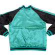 Load image into Gallery viewer, Japanesque Men's Japanese Souvenir Jacket koi fish Embroidered Sukajan 3RSJ-022 Blue-Green/Black