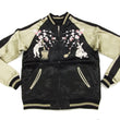 Load image into Gallery viewer, Japanesque Japanese Souvenir Jacket 3RSJ-023 Moon rabbit Men's Sukajan Black/Beige