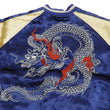 Load image into Gallery viewer, Japanesque Men's Japanese Souvenir Jacket Dragon Sukajan 3RSJ-024 Navy-Blue/Beige