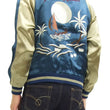Load image into Gallery viewer, Japanesque Japanese Souvenir Jacket 3RSJ-026 Hawaii Men's Sukajan Blue/Beige