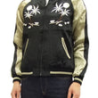 Load image into Gallery viewer, Japanesque Japanese Souvenir Jacket 3RSJ-026 Hawaii Men's Sukajan Black/Beige