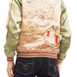 Load image into Gallery viewer, Japanesque Japanese Souvenir Jacket 3RSJ-029 Japan map Men's Sukajan Pink/Gold