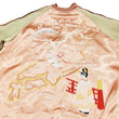 Load image into Gallery viewer, Japanesque Japanese Souvenir Jacket 3RSJ-029 Japan map Men's Sukajan Pink/Gold