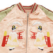 Load image into Gallery viewer, Japanesque Japanese Souvenir Jacket 3RSJ-029 Japan map Men's Sukajan Pink/Gold