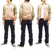 Load image into Gallery viewer, Japanesque Japanese Souvenir Jacket 3RSJ-029 Japan map Men's Sukajan Pink/Gold