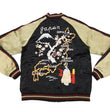 Load image into Gallery viewer, Japanesque Japanese Souvenir Jacket 3RSJ-029 Japan map Men's Sukajan Black/Beige