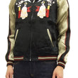 Load image into Gallery viewer, Japanesque Japanese Souvenir Jacket 3RSJ-029 Japan map Men's Sukajan Black/Beige