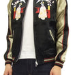 Load image into Gallery viewer, Japanesque Japanese Souvenir Jacket 3RSJ-029 Japan map Men's Sukajan Black/Beige