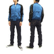 Load image into Gallery viewer, Japanesque Japanese Souvenir Jacket 3RSJ-029 Japan map Men's Sukajan Navy-Blue/Black