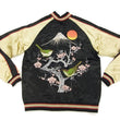 Load image into Gallery viewer, Japanesque Script Japanese Souvenir Jacket 3RSJ-030 Ume and Bird Men's Sukajan Black/Gold
