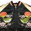 Load image into Gallery viewer, Japanesque Script Japanese Souvenir Jacket 3RSJ-030 Ume and Bird Men's Sukajan Black/Gold