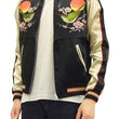 Load image into Gallery viewer, Japanesque Script Japanese Souvenir Jacket 3RSJ-030 Ume and Bird Men's Sukajan Black/Gold