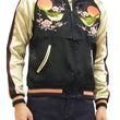 Load image into Gallery viewer, Japanesque Script Japanese Souvenir Jacket 3RSJ-030 Ume and Bird Men's Sukajan Black/Gold
