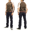 Load image into Gallery viewer, Japanesque Script Japanese Souvenir Jacket 3RSJ-030 Ume and Bird Men's Sukajan Charcoal-Gray/Pink
