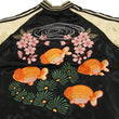 Load image into Gallery viewer, Japanesque Script Japanese Souvenir Jacket 3RSJ-031 Goldfish Men's Sukajan Black/Gold