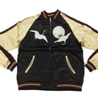 Load image into Gallery viewer, Japanesque Script Japanese Souvenir Jacket 3RSJ-032 Crane with Moon Men's Sukajan Black/Gold
