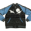 Load image into Gallery viewer, Japanesque Script Japanese Souvenir Jacket 3RSJ-032 Crane with Moon Men's Sukajan Black/Blue