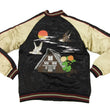 Load image into Gallery viewer, Japanesque Script Japanese Souvenir Jacket 3RSJ-034 Sparrows Men's Sukajan Black/Gold