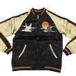 Load image into Gallery viewer, Japanesque Script Japanese Souvenir Jacket 3RSJ-034 Sparrows Men's Sukajan Black/Gold