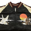 Load image into Gallery viewer, Japanesque Script Japanese Souvenir Jacket 3RSJ-034 Sparrows Men's Sukajan Black/Gold