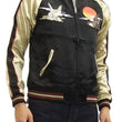 Load image into Gallery viewer, Japanesque Script Japanese Souvenir Jacket 3RSJ-034 Sparrows Men's Sukajan Black/Gold