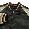 Load image into Gallery viewer, Japanesque Men's Japanese Souvenir Jacket Weeping Cherry Sukajan 3RSJ-038 Black/Beige